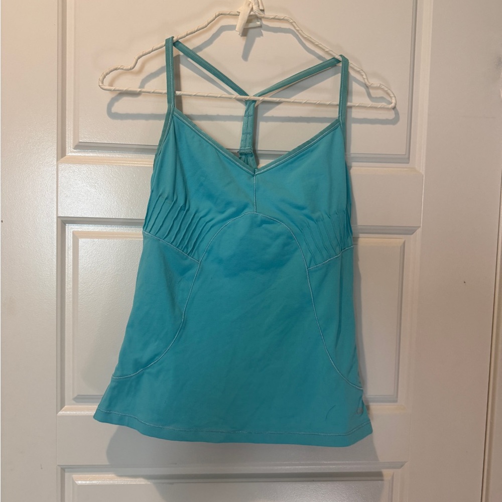 ALO Yoga Turquoise Strappy Camisole
